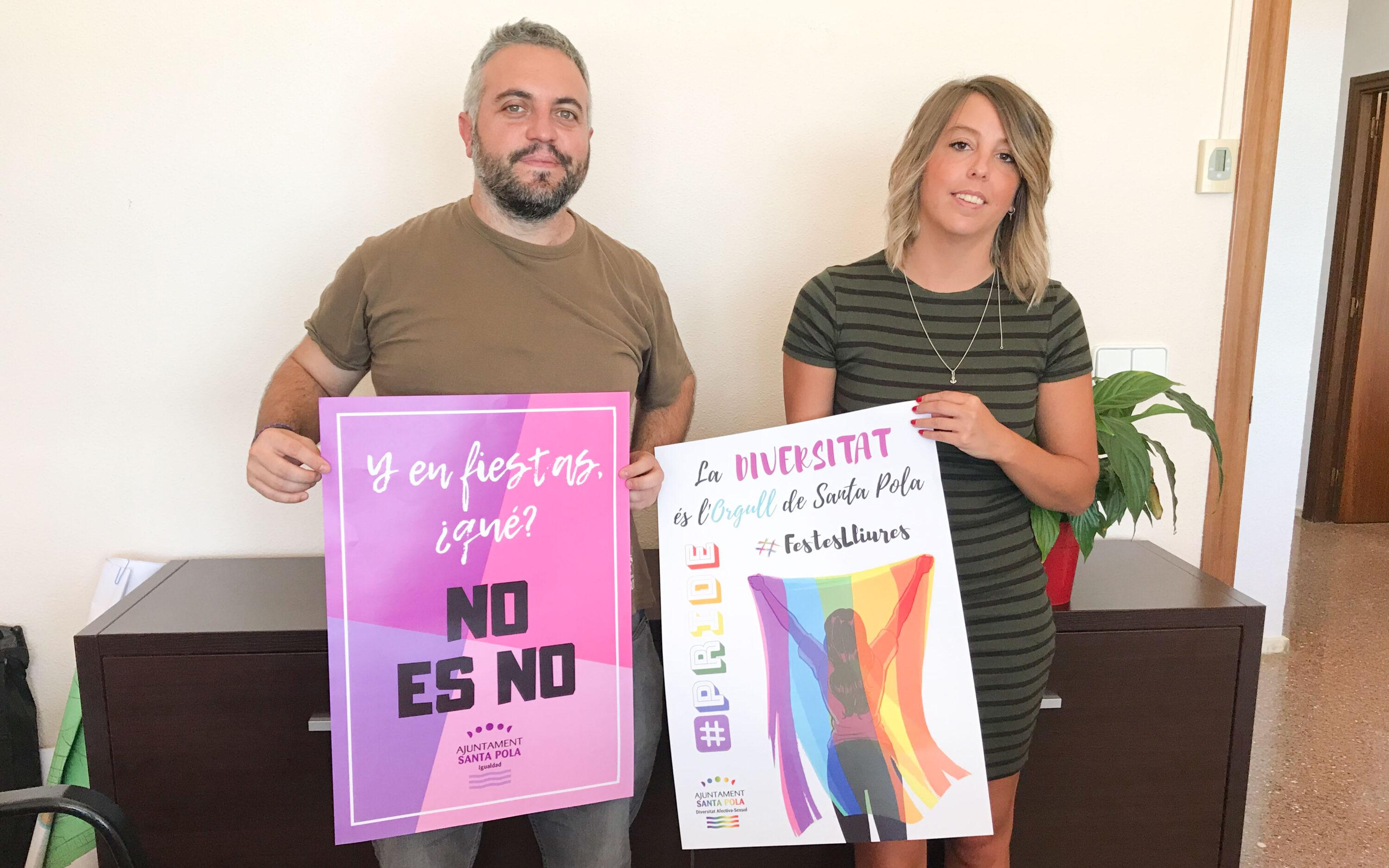 La Concejalía de Igualdad y Diversidad lanza la campaña #FiestasLibres y #NoEsNo para estas Fiestas 2018