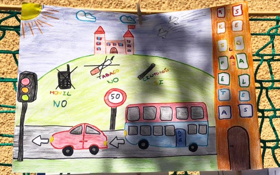 El Parque Infantil de Tráfico de Santa Pola ya cuenta con un cartel para el curso académico 2019-2020