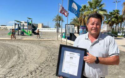 Las 13 playas de Santa Pola revalidan los galardones ISO, que marcan la calidad de los servicios.