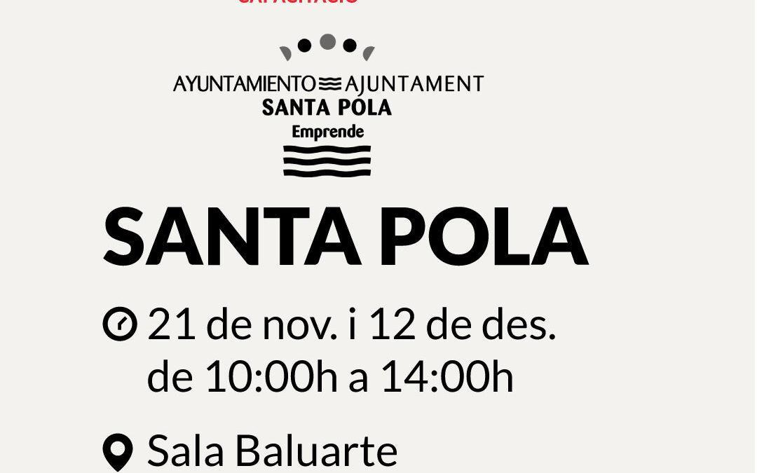 Programa Labora Emprén Santa Pola en noviembre y diciembre
