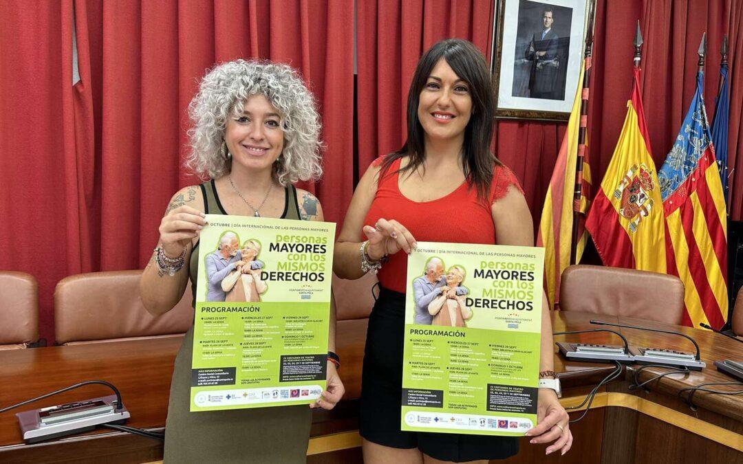 Personas mayores con los mismos derechos, semana de actividades organizada por el Ayuntamiento de Santa Pola