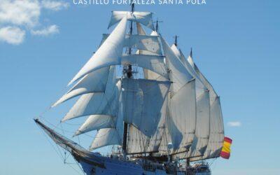 El “Juan Sebastián de Elcano” visita el Castillo-Fortaleza de Santa Pola