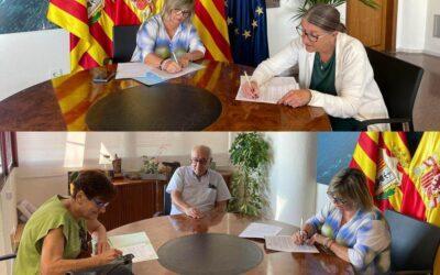 L’Ajuntament signa nous convenis de col·laboració amb L’Antina i La Constància